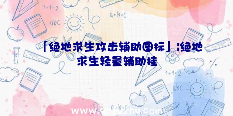 「绝地求生攻击辅助图标」|绝地求生轻量辅助挂